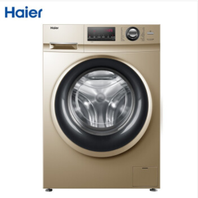 海爾（Haier）滾筒洗衣機全自動10公斤家用大容量巴氏除菌可自主調節時間G100108B12G